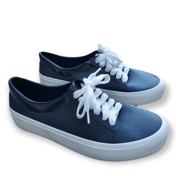 Melissa Shoes - MELISSA Street Black and White Sneakers Size 9